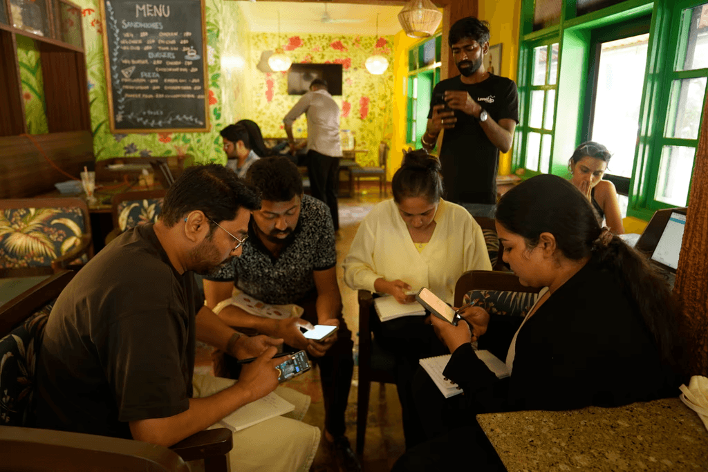 Cafe learning session