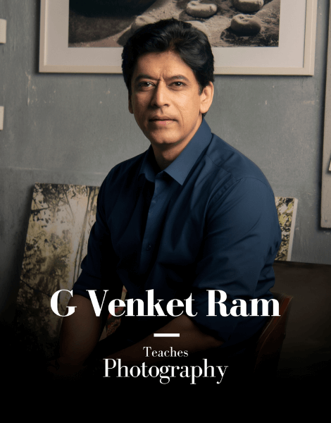 Portrait of G Venket Ram, Photographer at LevelUp Learning