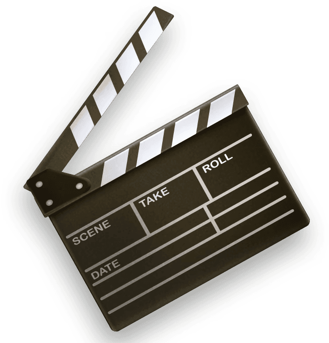 Director's clapperboard from the Nelson Dilipkumar masterclass